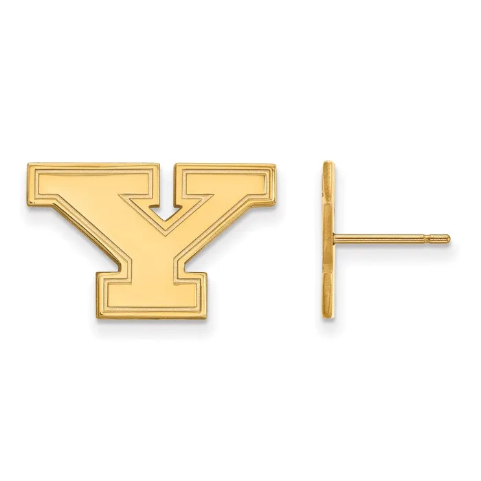 Sterling Silver Goldplated Youngstown State University Letter Y Small Post Earrings TreasureFineJewelers Earrings Sterling Silver Goldplated Youngstown State University Letter Y Small Post Earrings TreasureFineJewelers Earrings