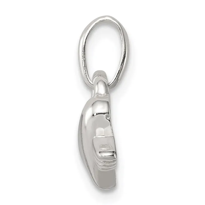 Sterling Silver Heart wWings Charm TreasureFineJewelers Rings