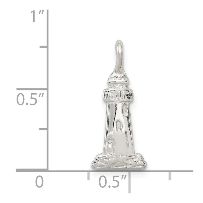 Sterling Silver Lighthouse Charm TreasureFineJewelers Rings