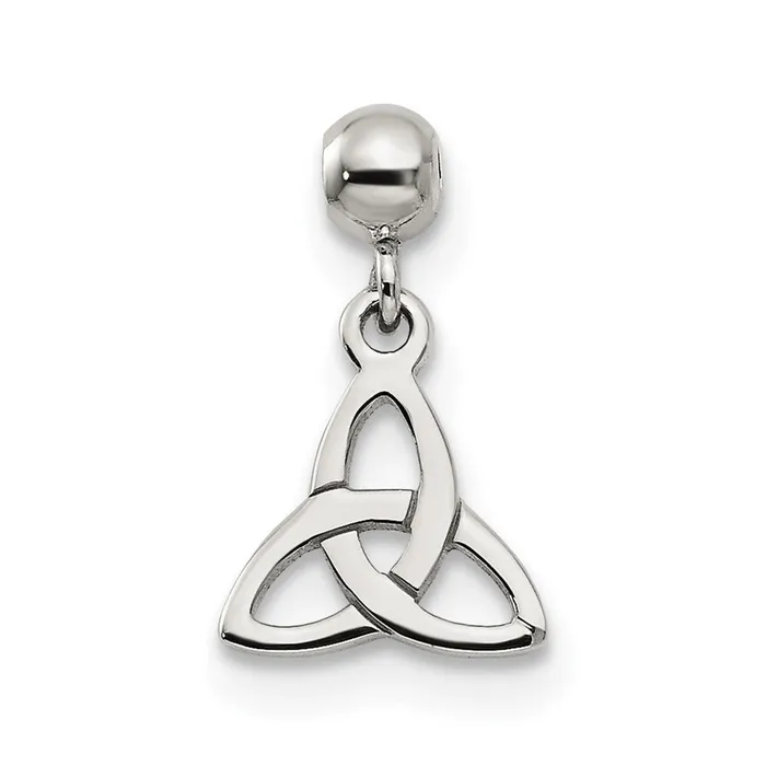 Sterling Silver Mio Memento Dangle Trinity Knot Charm TreasureFineJewelers Rings Sterling Silver Mio Memento Dangle Trinity Knot Charm TreasureFineJewelers Rings