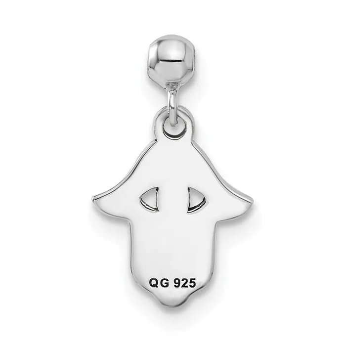 Sterling Silver Mio Memento Enamel Dangle Hamsa Charm TreasureFineJewelers Rings