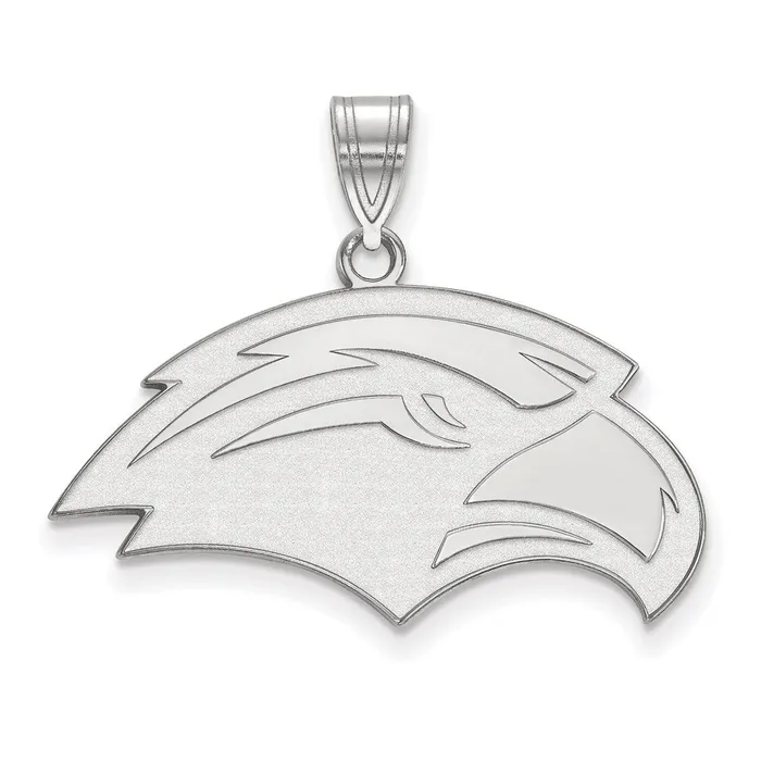 Sterling Silver Rhodiumplated University of Southern Mississippi Eagle Medium Pendant TreasureFineJewelers Necklaces Sterling Silver Rhodiumplated University of Southern Mississippi Eagle Medium Pendant TreasureFineJewelers Necklaces