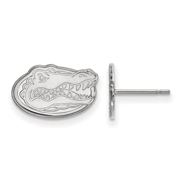TreasureFineJewelers Earrings 14k White Gold University of Florida XS Post Earrings TreasureFineJewelers Earrings 14k White Gold University of Florida XS Post Earrings