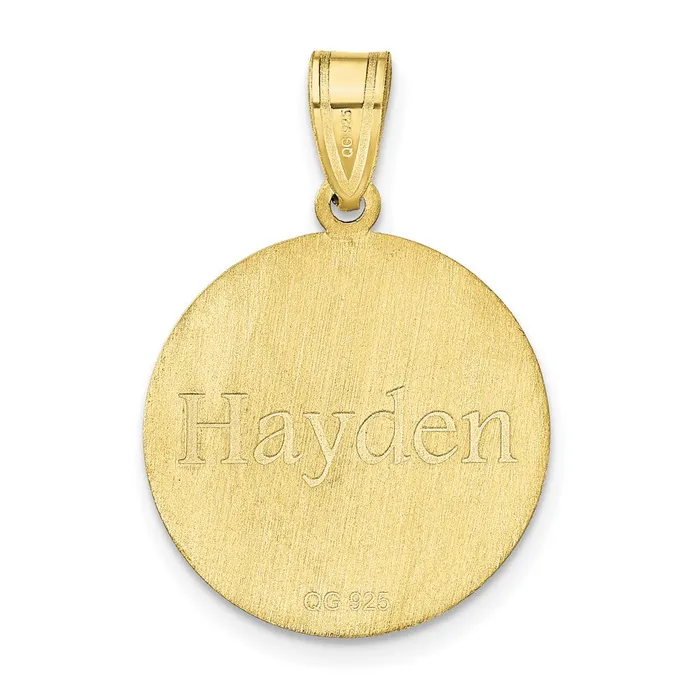 TreasureFineJewelers Necklaces 10KY Personalized Basketball Pendant
