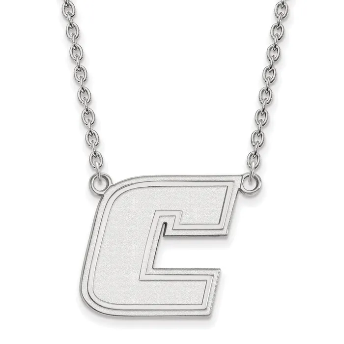 TreasureFineJewelers Necklaces 14K White Gold The U of Tennessee at Chattanooga Large Pendant with Necklace TreasureFineJewelers Necklaces 14K White Gold The U of Tennessee at Chattanooga Large Pendant with Necklace