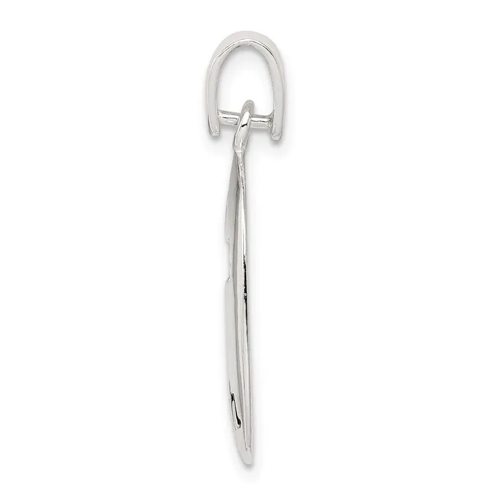 TreasureFineJewelers Necklaces Sterling Silver Polished Faith Pendant