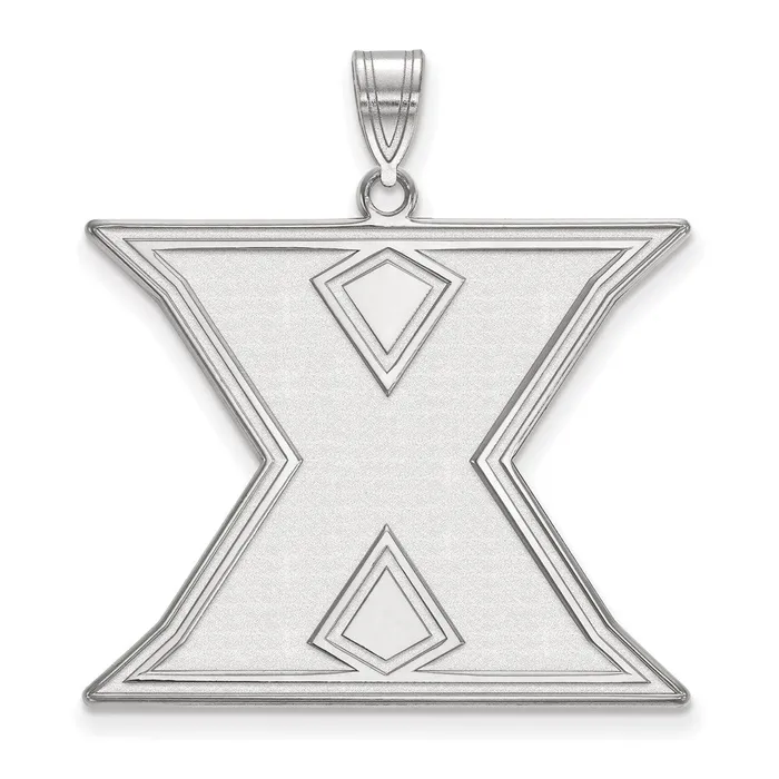 TreasureFineJewelers Necklaces Sterling Silver Rhodiumplated Xavier University Letter X Extra Large Pendant TreasureFineJewelers Necklaces Sterling Silver Rhodiumplated Xavier University Letter X Extra Large Pendant