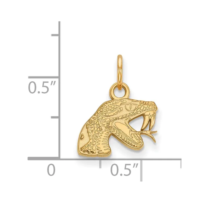 TreasureFineJewelers PreStyled Sets 10K Yellow Gold Florida AM University XS Pendant