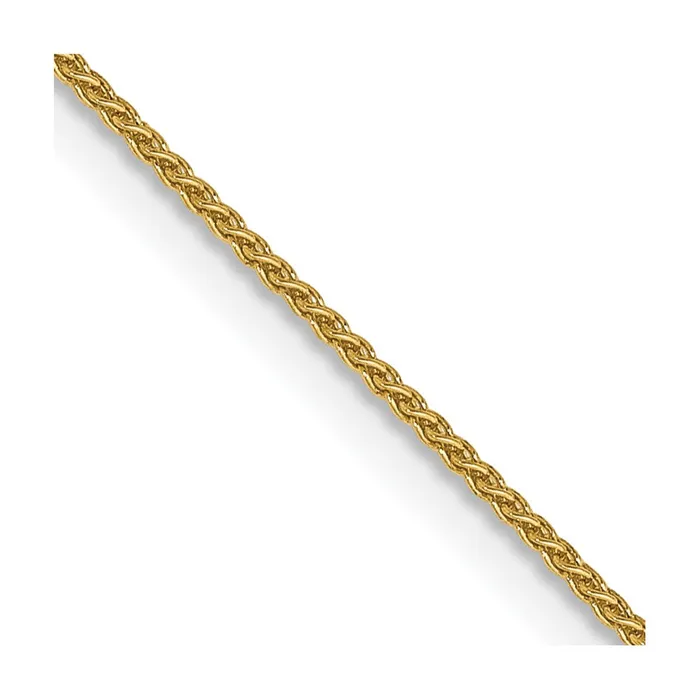 TreasureFineJewelers Rings 14k 85mm Spiga with Spring Ring Clasp Chain