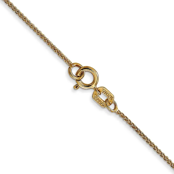 TreasureFineJewelers Rings 14k 85mm Spiga with Spring Ring Clasp Chain