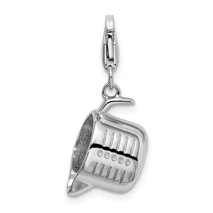 TreasureFineJewelers Rings Sterling Silver Amore La Vita Rhodiumpl Polished Measuring Cup Charm TreasureFineJewelers Rings Sterling Silver Amore La Vita Rhodiumpl Polished Measuring Cup Charm