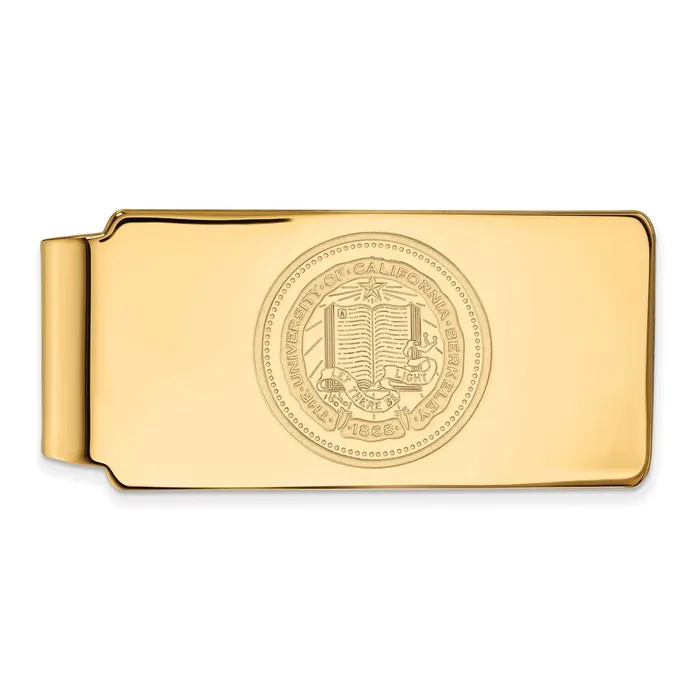 TreasureFineJewelers Rings Sterling Silver Goldplated University of California Berkeley Crest Money Clip TreasureFineJewelers Rings Sterling Silver Goldplated University of California Berkeley Crest Money Clip
