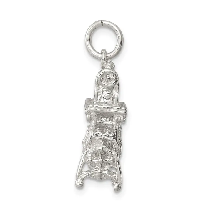 TreasureFineJewelers Sterling Silver Sewing Machine Charm Rings