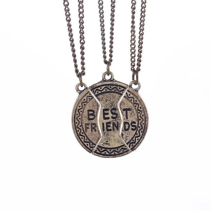 Trendolla Jewelry Necklaces Combo of Three Best Friends Forever Pendant Necklaces Trendolla Jewelry Necklaces Combo of Three Best Friends Forever Pendant Necklaces