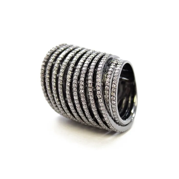 vendorunknown Necklaces Crystal Spiral Ring
