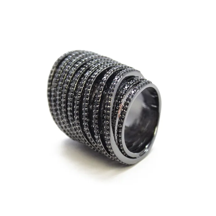 vendorunknown Necklaces Crystal Spiral Ring vendorunknown Necklaces Crystal Spiral Ring