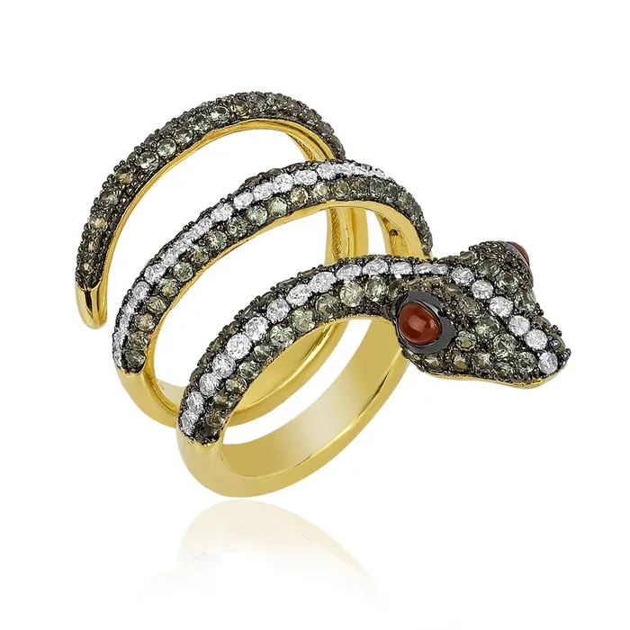 vendorunknown Rings Serpent Coil Ring