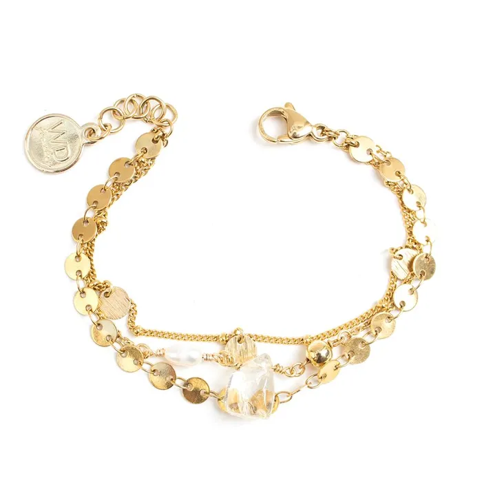 Bracelets Satin Gold Bracelet WellDunn
