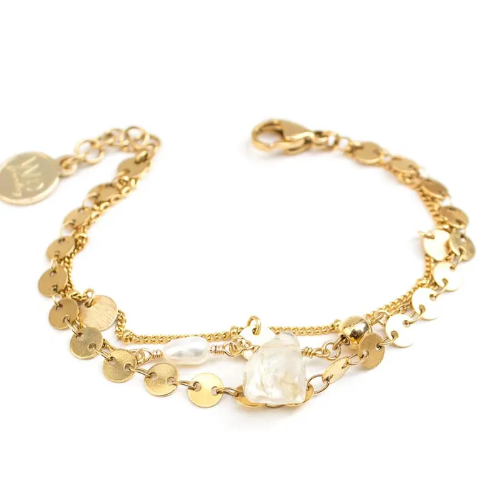 Bracelets Satin Gold Bracelet WellDunn