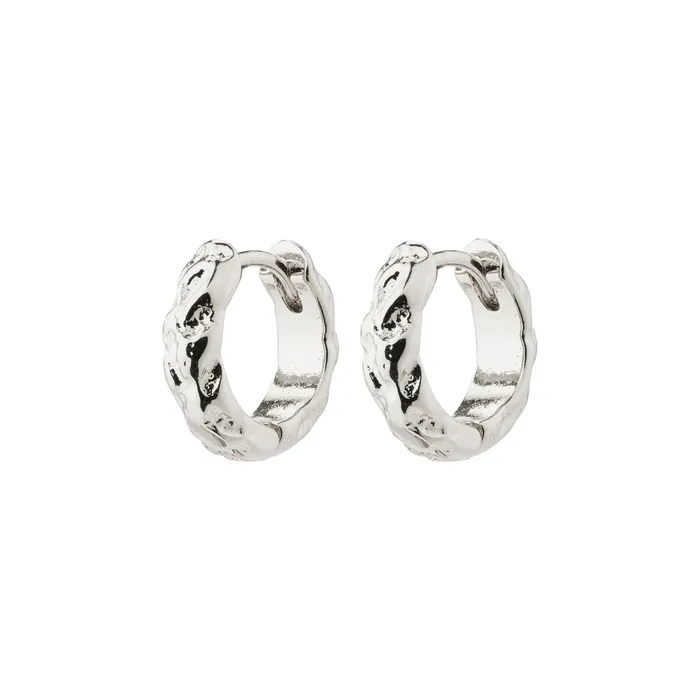 Carla Silver Plated Hoops Pilgrim Rings