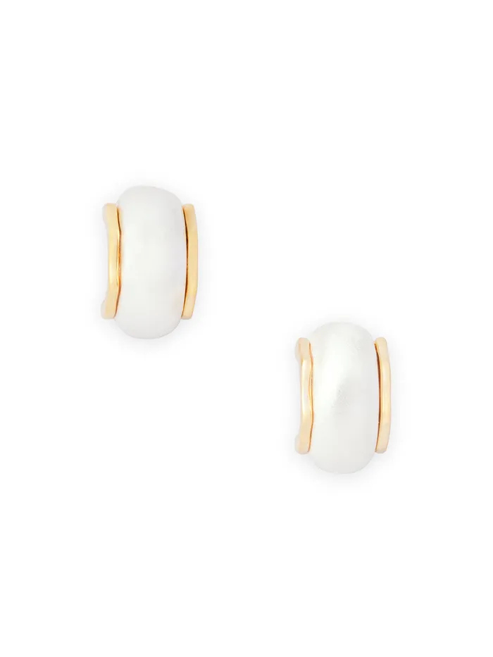 Curio Cottage Earrings Nova Half Hoop Earrings Curio Cottage Earrings Nova Half Hoop Earrings
