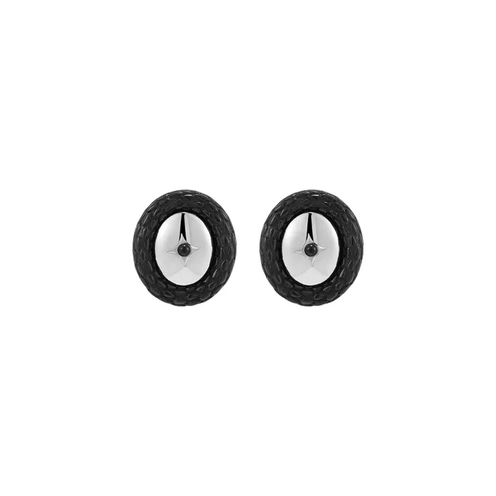 Earrings Blackheadshop Starburst Snake Eye Earrings