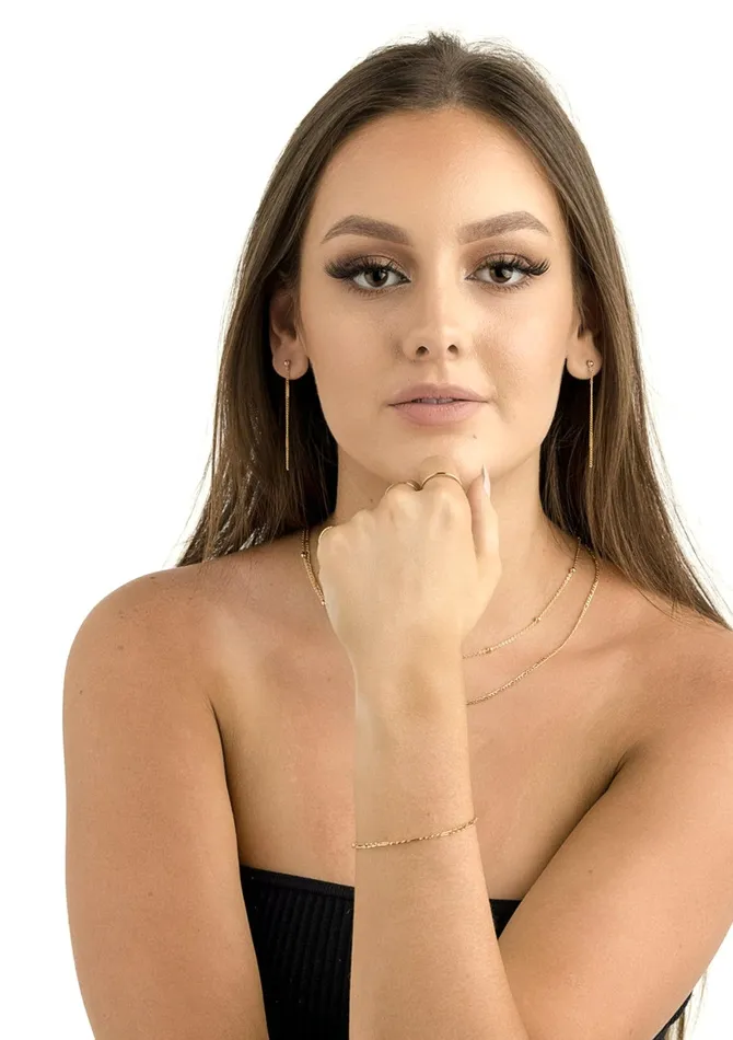 Earrings ERIJEWELRY Empire Drop Stud Earrings