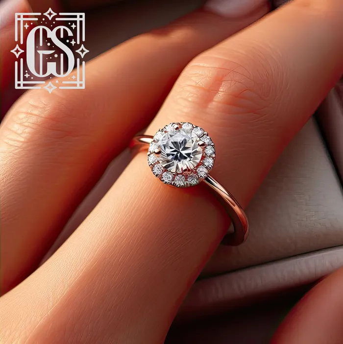 FL LLC Rings 14k Yellow Gold Diamond Halo Engagement Ring Gold Lab Grown Diamond Created Diamond Halo Engagement Ring Moissanite Ring Yellow Gold FL LLC Rings 14k Yellow Gold Diamond Halo Engagement Ring Gold Lab Grown Diamond Created Diamond Halo Engagement Ring Moissanite Ring Yellow Gold