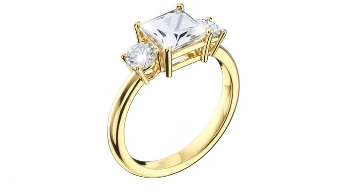 FL LLC Rings 14k Yellow Gold Diamond Three Stone Princess Engagement Ring Gold Lab Grown Diamond Square Three Stone Engagement Ring Yellow Gold FL LLC Rings 14k Yellow Gold Diamond Three Stone Princess Engagement Ring Gold Lab Grown Diamond Square Three Stone Engagement Ring Yellow Gold