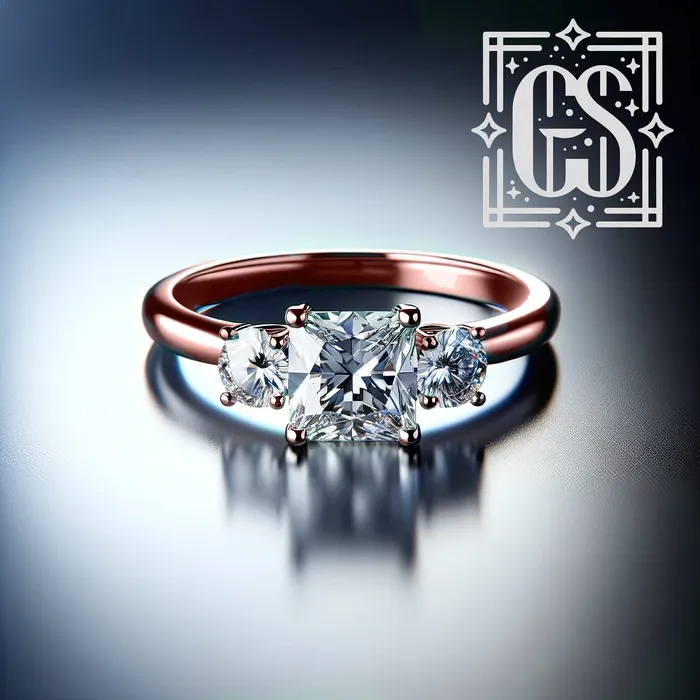 FL LLC Rings 14k Yellow Gold Diamond Three Stone Princess Engagement Ring Gold Lab Grown Diamond Square Three Stone Engagement Ring Yellow Gold FL LLC Rings 14k Yellow Gold Diamond Three Stone Princess Engagement Ring Gold Lab Grown Diamond Square Three Stone Engagement Ring Yellow Gold