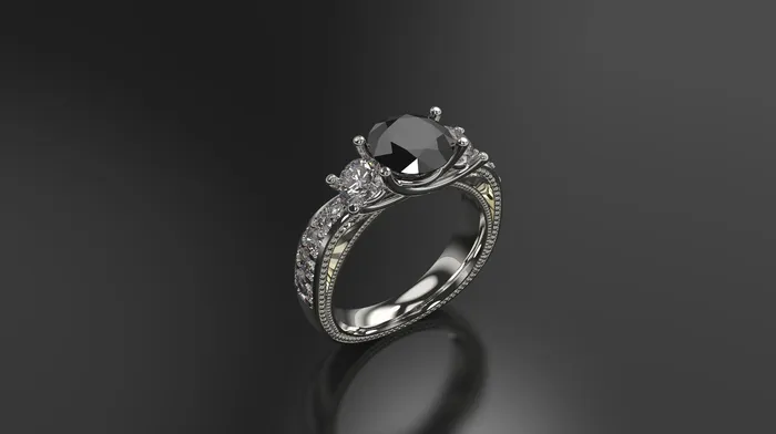 FL LLC Rings Black Diamond Engagement Ring White Gold Engagement Ring Black Diamond Ring Black Diamond Gold White Gold Black Diamond Ring FL LLC Rings Black Diamond Engagement Ring White Gold Engagement Ring Black Diamond Ring Black Diamond Gold White Gold Black Diamond Ring