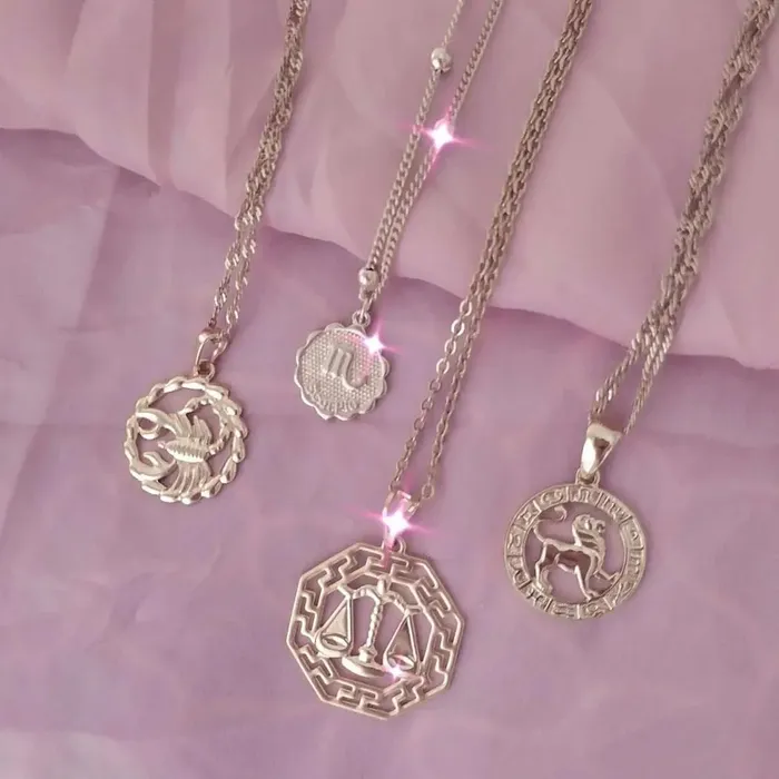 KHLOE JEWELS Clair Zodiac Necklace Necklaces KHLOE JEWELS Clair Zodiac Necklace Necklaces