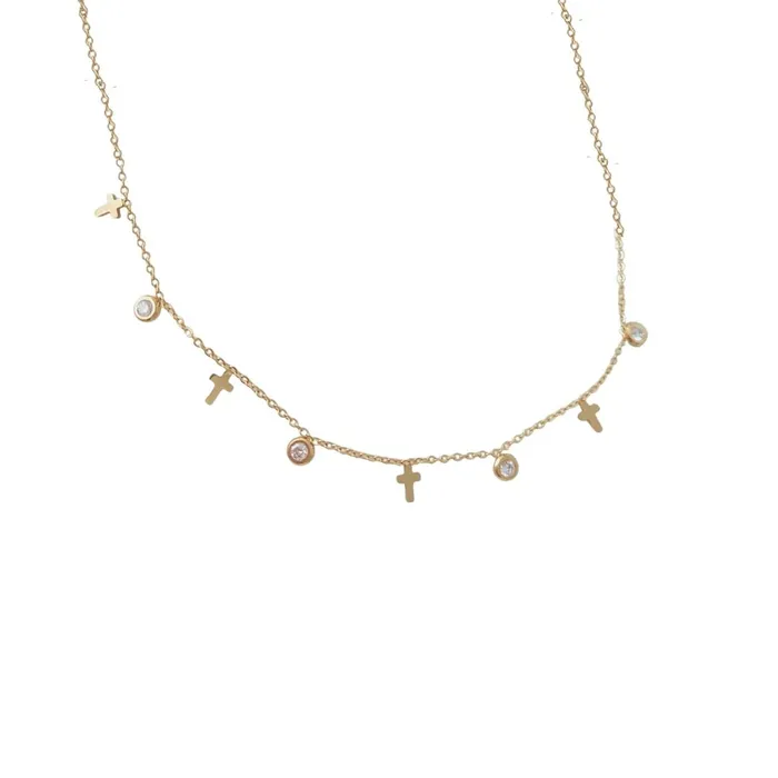 KHLOE JEWELS Necklaces Salvation CZ Necklace