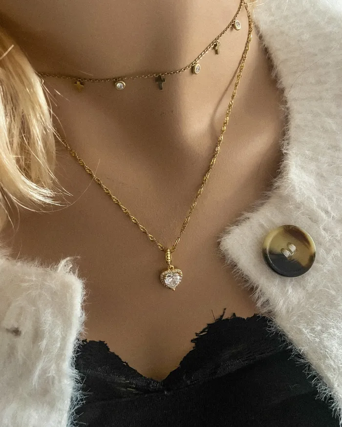 KHLOE JEWELS Necklaces Salvation CZ Necklace