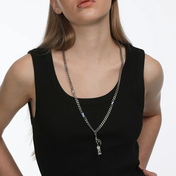 Necklaces Blackheadshop The XFiles Skeleton Hand Holding Square Diamond Shape Pendant Necklace Necklaces Blackheadshop The XFiles Skeleton Hand Holding Square Diamond Shape Pendant Necklace