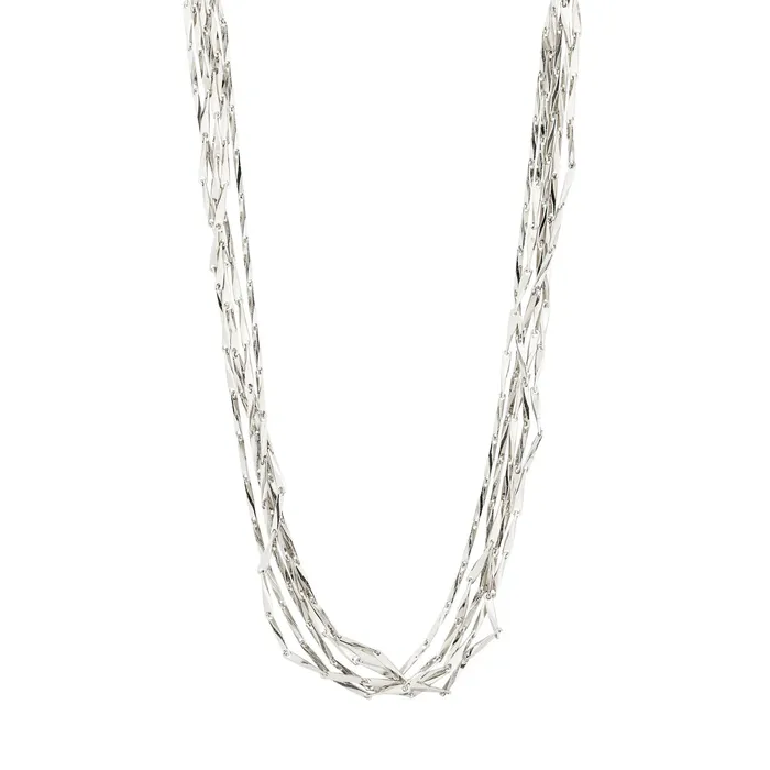 Necklaces Connect Silver Plated Necklace Pilgrim