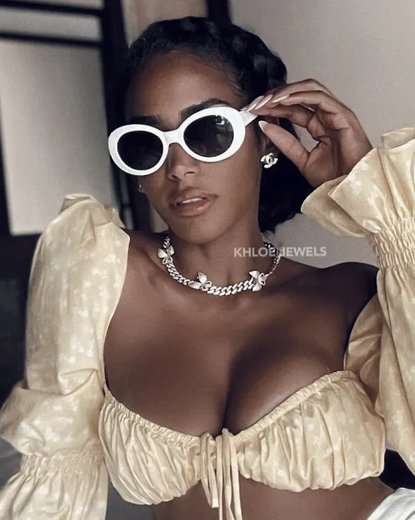 Necklaces KHLOE JEWELS Allure CZ Cuban Link Choker Necklace