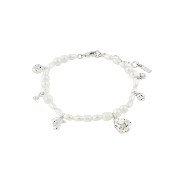 Pilgrim Bracelets Intent Silver Plated Pearl Bracelet