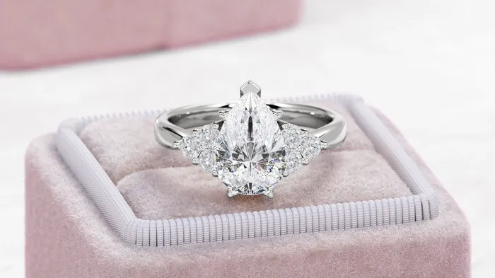 Rose Gold Pear Moissanite Engagement Ring Rose Gold Engagement Ring Pear Cut Vintage Engagement Ring Real Moissanite Engagement Ring FL LLC Rings Rose Gold Pear Moissanite Engagement Ring Rose Gold Engagement Ring Pear Cut Vintage Engagement Ring Real Moissanite Engagement Ring FL LLC Rings