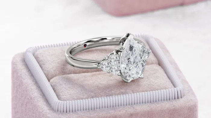 Rose Gold Pear Moissanite Engagement Ring Rose Gold Engagement Ring Pear Cut Vintage Engagement Ring Real Moissanite Engagement Ring FL LLC Rings Rose Gold Pear Moissanite Engagement Ring Rose Gold Engagement Ring Pear Cut Vintage Engagement Ring Real Moissanite Engagement Ring FL LLC Rings