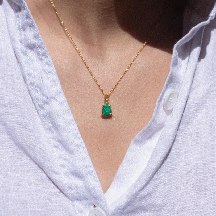 Silver Lotus Necklaces Pisces Birthstone Necklace