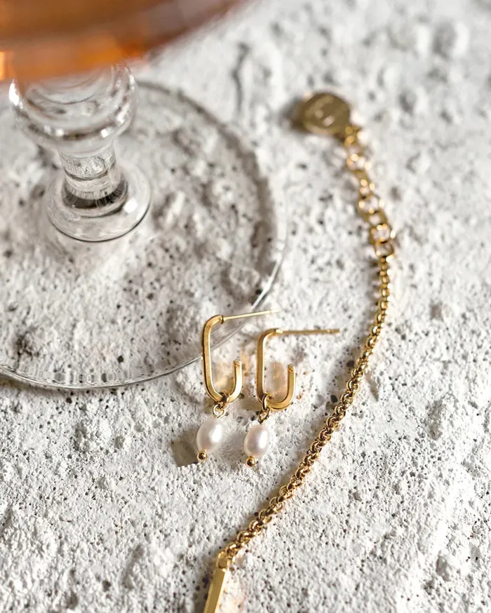 WellDunn PreStyled Sets Zeta Gold Hoops