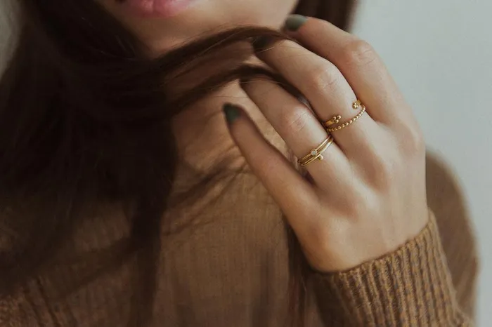 WellDunn Rings Perlu Gold Vermeil Ring